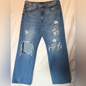 Aeropostale High Rise Wide Leg Jeans